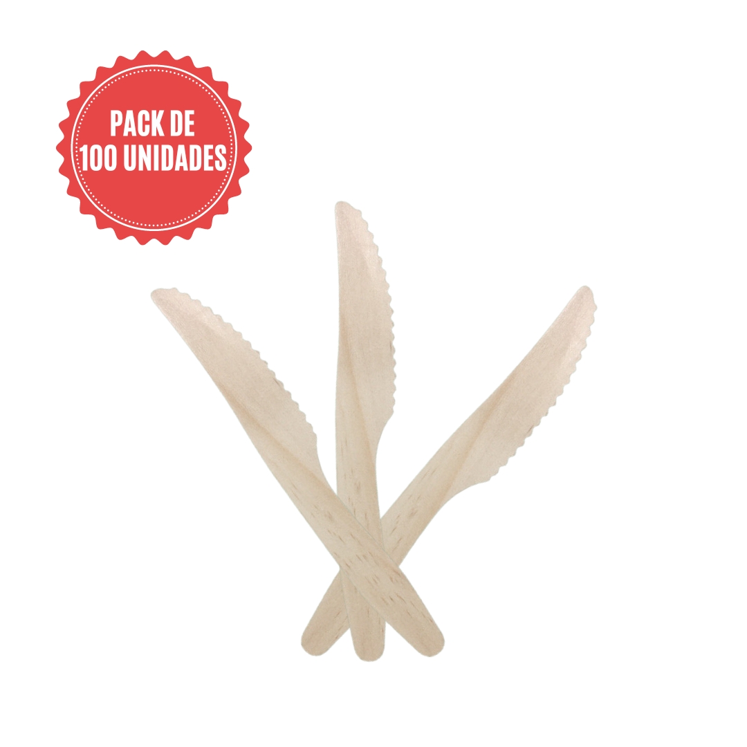Cuchillo Madera (100 unidades) Cuchillo Madera (100 unidades)