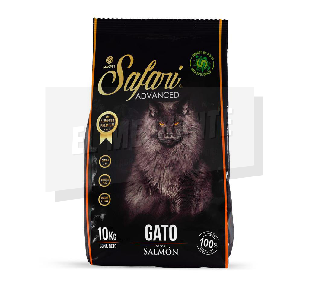 Safari Advance Gatos Adultos Sabor Salmón Safari Advance Gatos Adultos Sabor Salmón 10KG